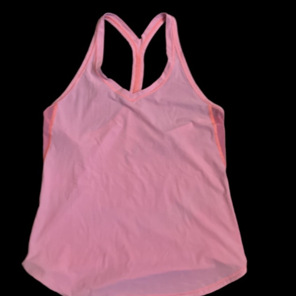 Lululemon Women's Pink Racerback Tank Top 8-10